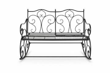 Banc de jardin - Métal - Banc suspendu romantique