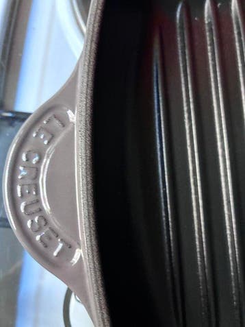 Le Creuset - Pan - Skillet Grill 26 - geëmailleerde, Antiek en Kunst
