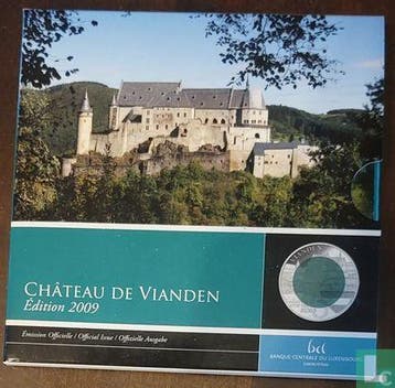 Luxemburg 5 euro 2009 (PROOF) Château de Vianden, Verzenden, Goud, 5 euro, Losse munt