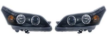 Koplampen Angel Eyes | Citroën C4 (3D, 5D) 2004-2009 | zwart, Verzenden, Nieuw, Citroën