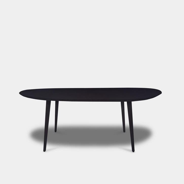 Tafel organisch eikenhout  Konisch  250x110, Maison & Meubles, Tables | Tables à manger