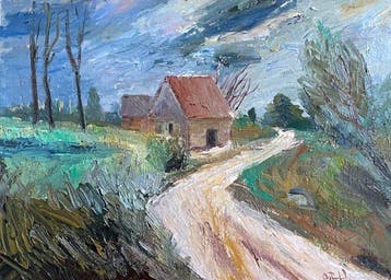 École néerlandaise (XX) - The country path