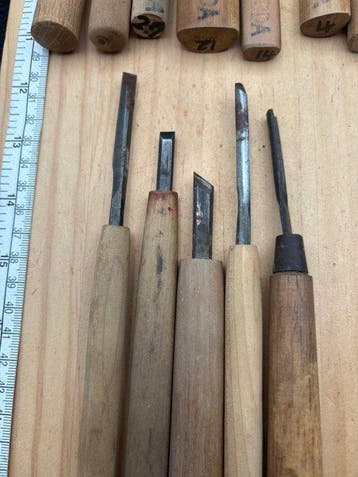 Snijwerk, Japanese Wood Carving knives YC203  wood