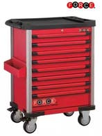 Rode Gereedschapswagen 8 lades met 286-delig gereedschap, Verzenden