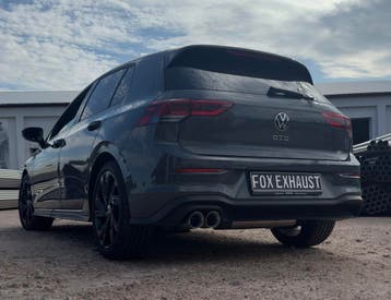 FOX VW Golf 8 GTD einddemper - 2x90 Type 25, Verzenden