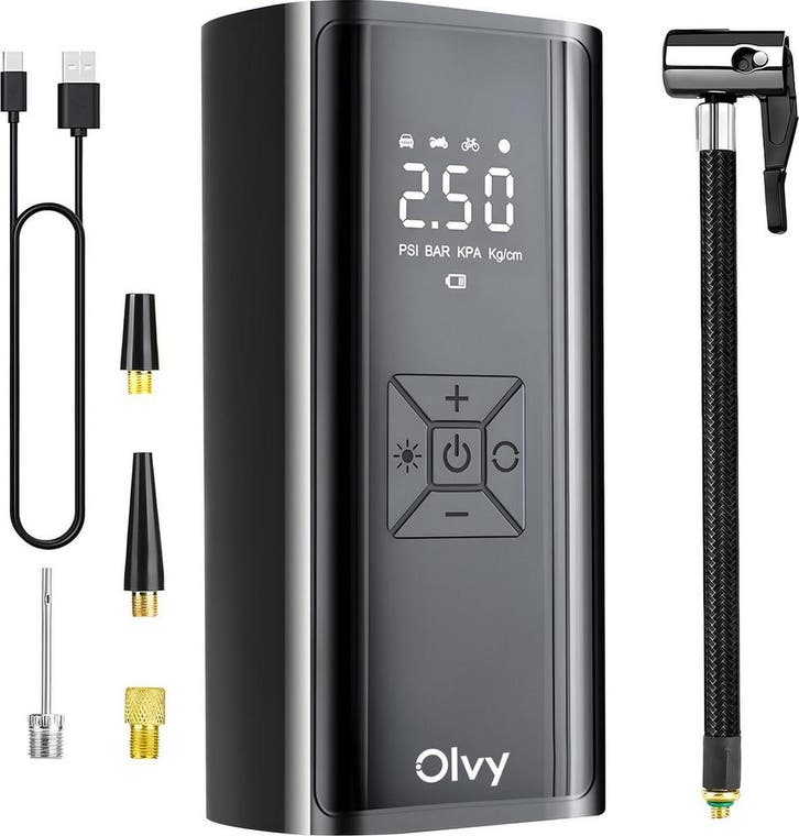 Compressor Bandenpomp - Draagbare Luchtcompressor - 7000 mAh, Doe-het-zelf en Bouw, Compressors, Nieuw, Verzenden