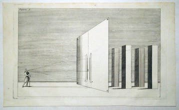 Andrea Pozzo - Etching, Perspective, A. Pozzo/ G. C.