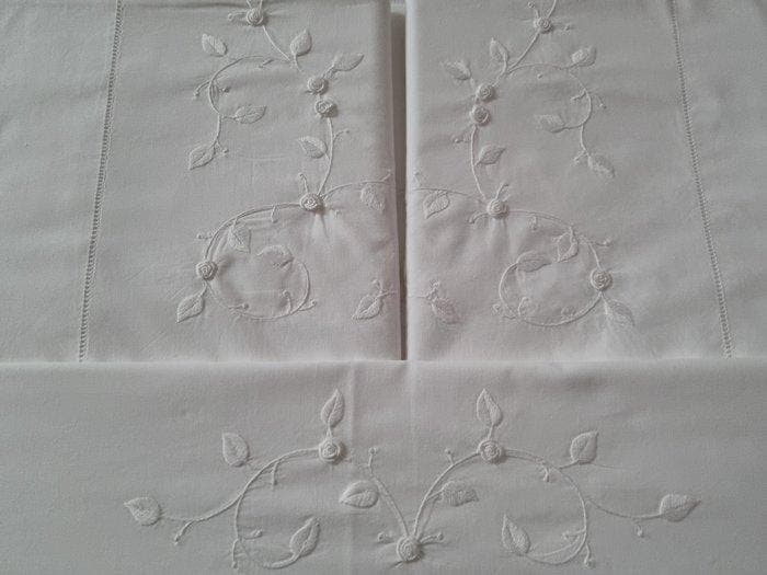 Laken - 285 cm - 265 cm, Antiquités & Art, Tapis & Textile