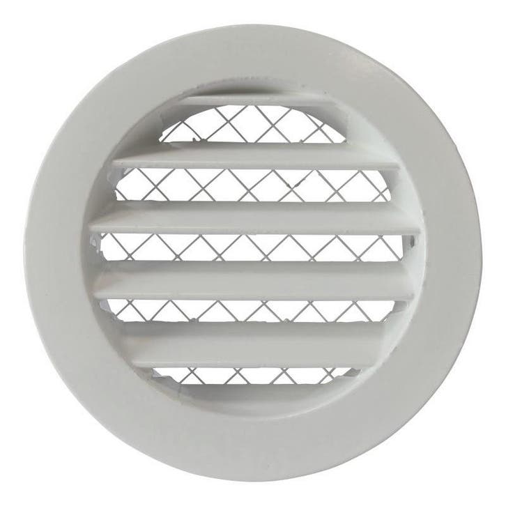 Rond buitenluchtrooster aluminium Ø 100mm, Doe-het-zelf en Bouw, Ventilatie en Afzuiging, Nieuw, Verzenden