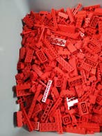Lego - geen serie - Partij van 1000 rode bouwstenen -, Nieuw