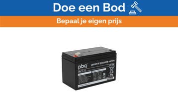Bieden: PNB 12V 12Ah General Purpose AGM Battery for Marine, Ophalen of Verzenden, Nieuw