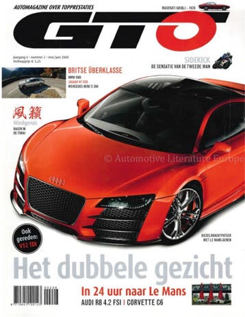 2008 GTO MAGAZINE 02 NEDERLANDS, Ophalen of Verzenden