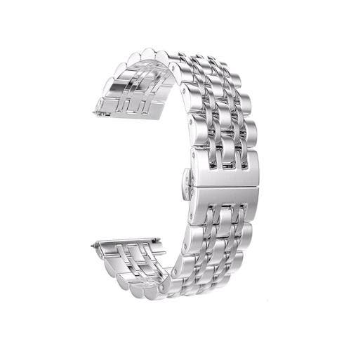 DrPhone Universele Horlogeband 22mm – RVS – Geschikt voor, Bijoux, Sacs & Beauté, Montres connectées, Envoi