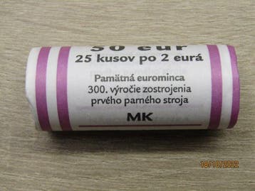 Slovaquie. 2 Euro 2022 Steampower Engine (25 stuks) in