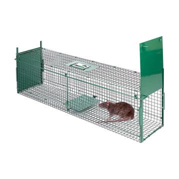 MaxxGarden Vangkooi - Rattenval opvouwbaar 100x25x28cm