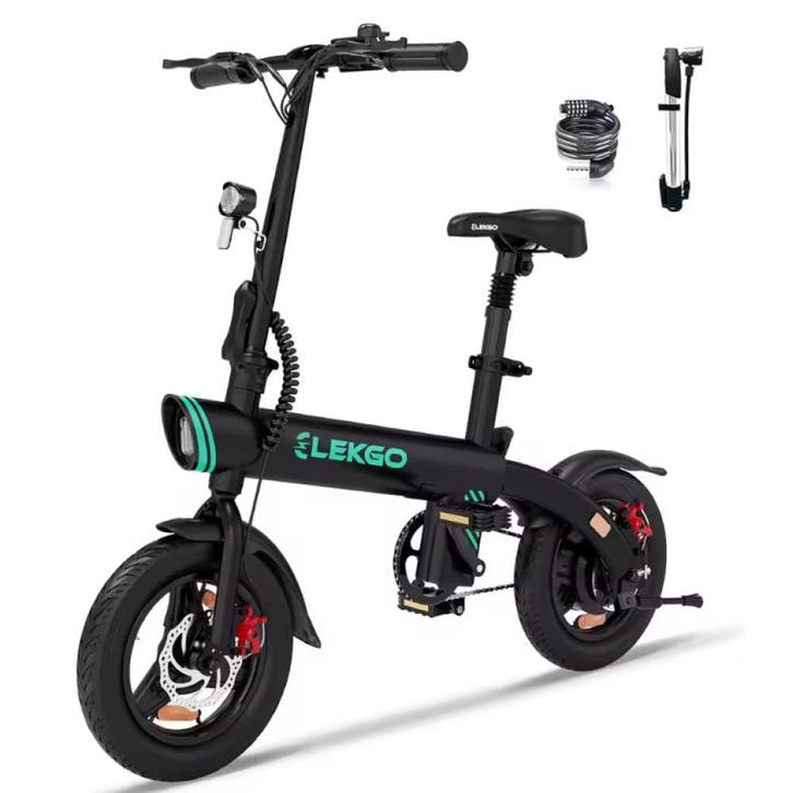EG01 Urban Elektrische Fiets - 14-inch Wielen - Opvouwbare, Vélos & Vélomoteurs, Scooters | Marques Autre, Envoi