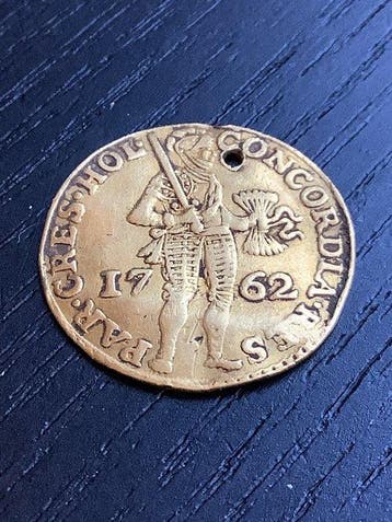 Pays-Bas, Hollande Dukaat 1762 (Sans prix de réserve)