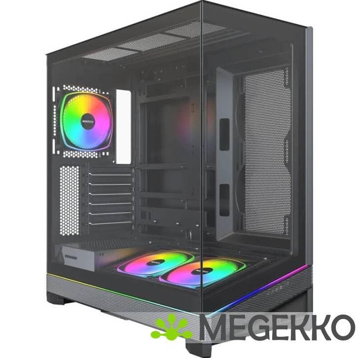 Montech SKY 3 Midi Tower Zwart, Computers en Software, Computerbehuizingen, Nieuw, Verzenden