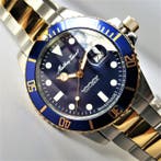 Mathey-Tissot - Swiss Diver - Deep Blue - 18K Gold -, Nieuw