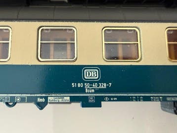 Liliput H0 - Ensemble de wagons de passagers pour trains