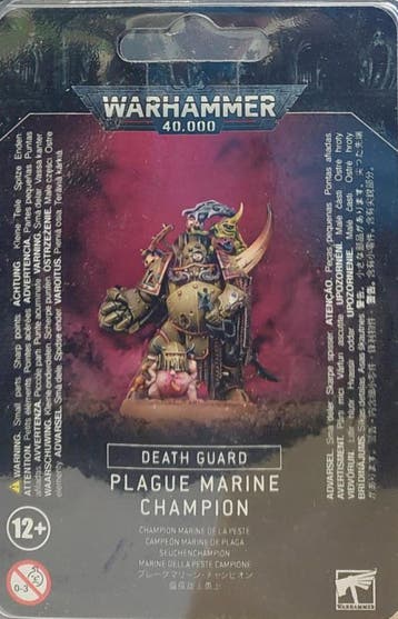 Death Guard Plague Marine Champion (Warhammer 40.000 nieuw), Ophalen of Verzenden