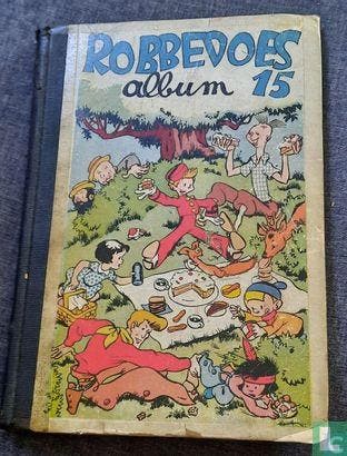 Baard en Kale - Robbedoes album 15 - 1945, Eén stripboek, Verzenden, Gelezen, Corrigan, K. O., Dineur, Fernand, Gillain, Joseph, Legros, Yves, Mayeu, Max.