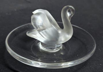 Lalique - Sieradendoos - zwaan - Kristal - Baguier cygne