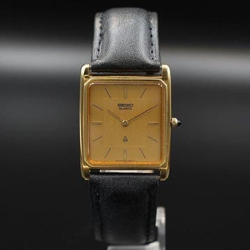 Seiko - Quartz Vintage Tank / Rectangular - Zonder