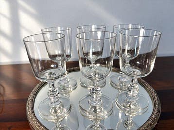Val Saint Lambert - Service de boisson pour 6 (6) - Cristal, Antiek en Kunst