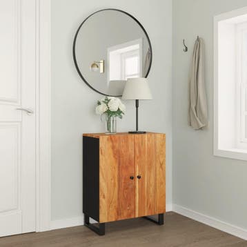 vidaXL Dressoir 60x33x75 cm massief acaciahout, Verzenden