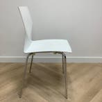 Four Design stapelstoel, wit - chroom, Gebruikt, Eén