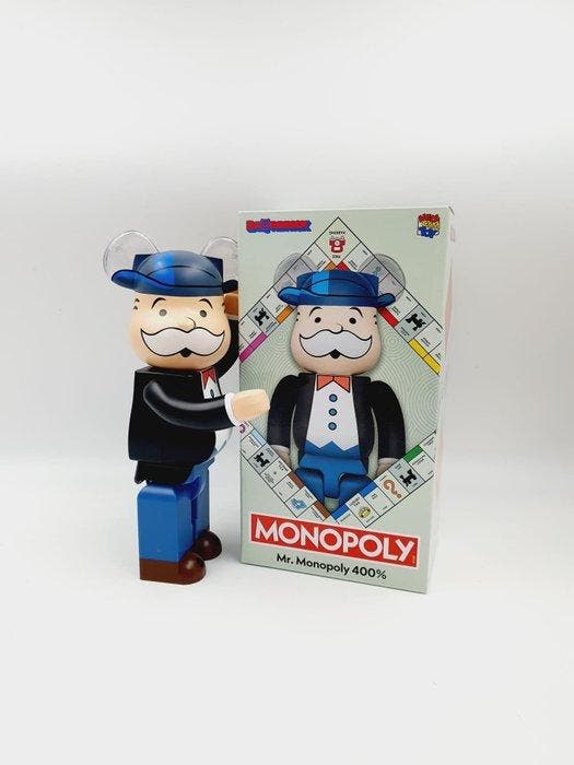 NO RESERVE Medicom Toy x Monopoly x Hasbro - Be@rbrick 400%, Antiek en Kunst, Kunst | Schilderijen | Modern