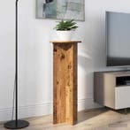 vidaXL Plantenstand 2 pcs Oud hout Ø40 x 100 cm Bewerkt hout, Verzenden, Nieuw