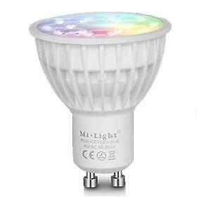LED spot RGB + CCT - 4W GU10 - FUT103 Mi-light 2.0, Verzenden, Nieuw, Kabel of Snoer