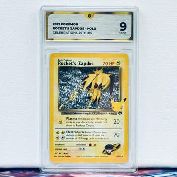 Pokémon Graded card - ROCKETS ZAPDOS HOLO 15 - Pokémon - GG, Nieuw