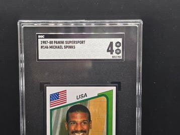 1987/88 Panini Supersport Michael Spinks - SGC 4 - 1 Graded, Nieuw