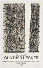Günther Uecker (after) - Bühnenbilder, handsigned, Antiek en Kunst