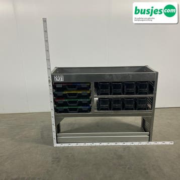 Aluca bedrijfswageninrichting 1255x420x950mm (2931), Verzenden, Gebruikt
