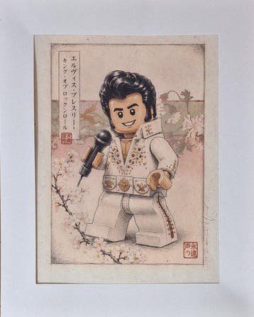 Emma Wildfang - Elvis Presley - Lego inspired Series -Anime