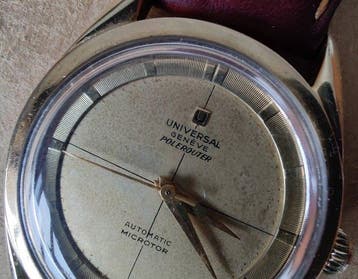 Universal Genève - Polerouter - 20363/3 - Heren - 1950-1959, Nieuw