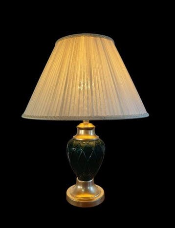 Lampe de table - Métal, toile