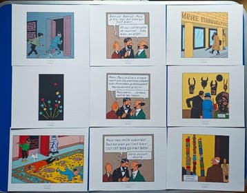 Tintin - Een verzameling van 45 losbladige stukken - 2011