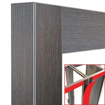 Deco knooppunt 2x530Lt. Wenge hout loft - magnetisch, Verzenden