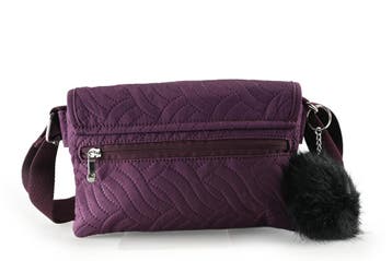 Kipling Schoudertas Paars, Verzenden, Zo goed als nieuw, Paars