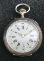 Reloj de bolsillo antiguo - De plata maciza de coleccion -
