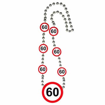 Ketting 60 Jaar Verkeersbord, Verzenden, Nieuw