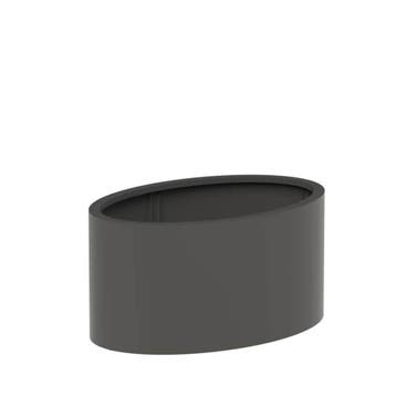 Aluminium plantenbak 120x80x60cm - Met bodem, 100 cm of meer, Nieuw, Metaal, Overige vormen