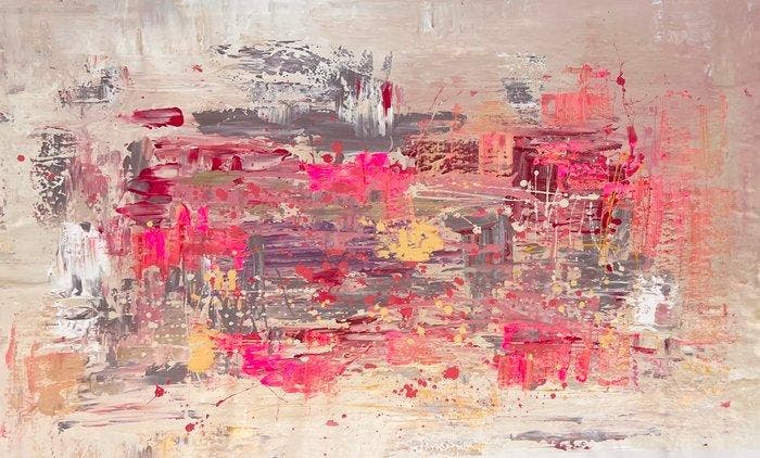 Ester Reut - L’amore dai mille racconti XXL, Antiquités & Art, Art | Peinture | Moderne