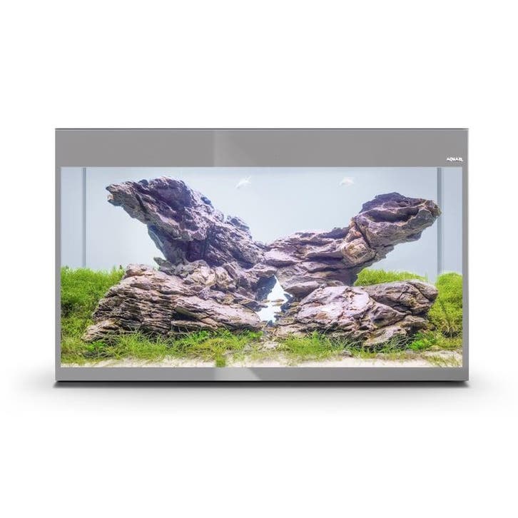 Osaka Glossy ST Grey 100cm inclusief Day en Night LED verlic, Dieren en Toebehoren, Vissen | Aquaria en Toebehoren, Leeg aquarium
