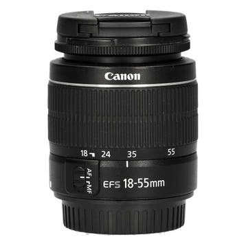 Canon EF-S 18-55mm f/3.5-5.6 III met garantie, Ophalen of Verzenden, Gebruikt